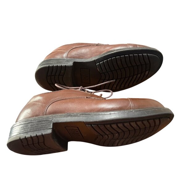 Nunn Bush Mens Brown Leather Oxford Dress Shoes 11M - Picture 4 of 5